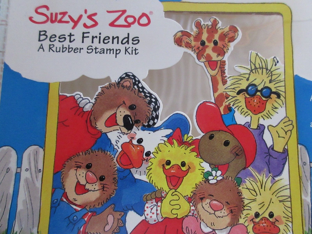 Suzy's Zoo Best Friends Stamp Kit by Rubber Stampede