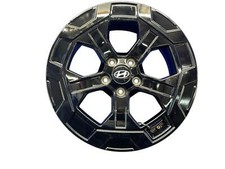 2024-2026 Hyundai Santa Fe 18x7.5 Five Spoke Wheel Rim Black Alloy Oem