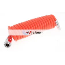 3 M Long 8mm x 5mm Polyurethane Coiled Air Hose Tube Orange #