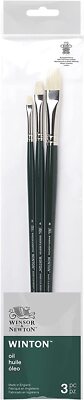 Winsor & Newton Winton Schwein Pinsel 3er Set - Ölgemälde - (5990608)