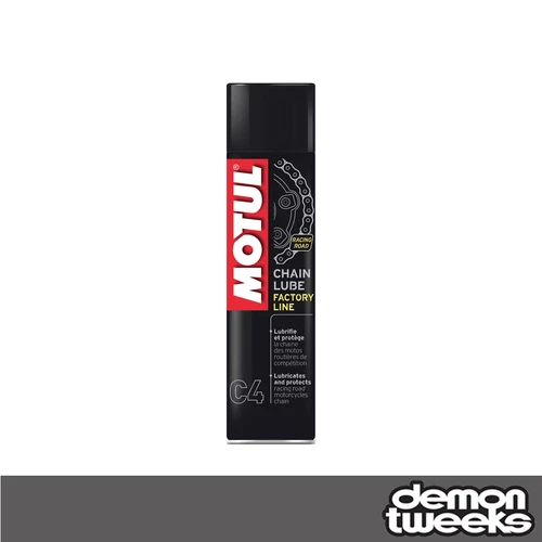 1 x Motul C4 Factory Line Motorcycle Chain Lube, 400ml - Water & Rust Resistant