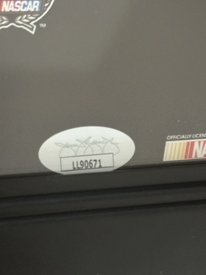 Dale Earnhardt Sr. Signed, JSA, Custom Framed 32x25 Lithograph  - Image 4 of 4