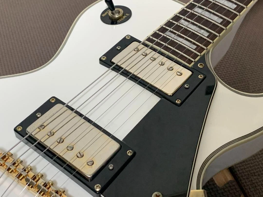 Grass Roots By ESP G-LP-50C Electric Guitar Les Paul Custom White 
