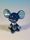 Fenton Mouse in Indigo Blue - hp by CUTSHAW Winter Scene Snowflakes