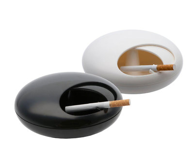 Aschenbecher aus Melamin verschließbar UFO Look Space Age Retro Design Geschenk