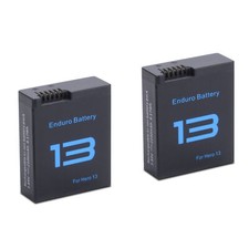 2-Pack Battery for GoPro 13, Long Endurance, Large Capacity Batteries 2100mAh