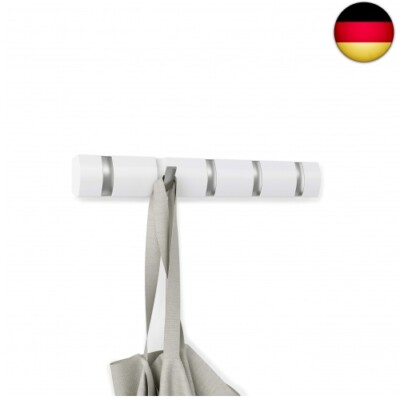 Umbra Flip 5 Garderobenhaken   Moderne, Schlichte und Platzsparende G