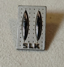Mercedes Benz Lapel Pin SLK Silver Tone Rare
