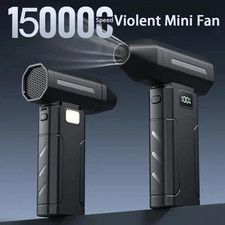 X8 Brushless Turbo Jet Fan 150000RPM Powerful Electric Air Blower Dust Cleaner.