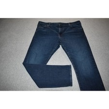 American Eagle Slim Jeans Mens 42 x 30 Dark Blue Flex Denim Pants 0117-4885