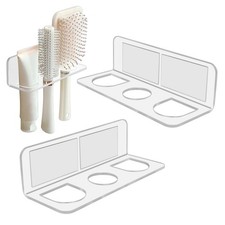 Organizador de herramientas adhesivo para cepillos de pelo de acr lico y peines