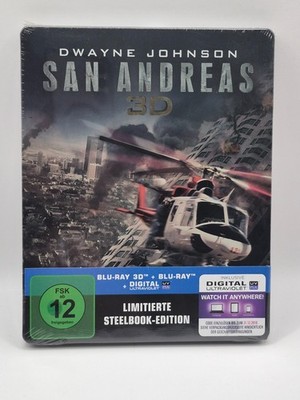 San Andreas 3D Limited Edition Steelbook, inkl. 2D Version NEU in Folie