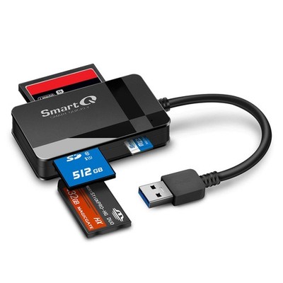 SmartQ C368 USB 3.0 Card Reader  Plug & Play, Compatible with Apple & Windows...