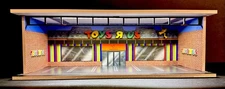 Vintage Toys R US Theme FOR Hot Wheels 1:64 Model Diorama Garage LED Lighting