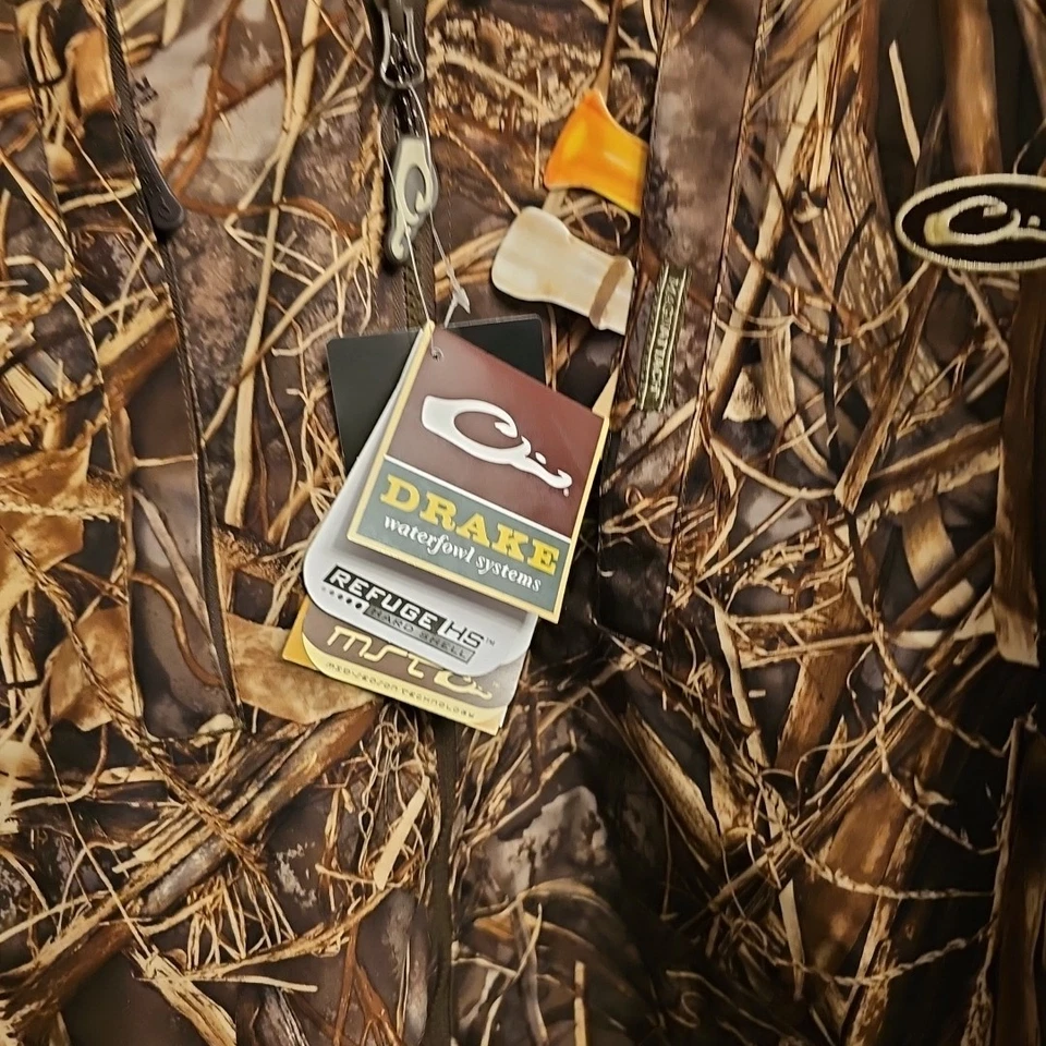 NWT Drake MST Fleece Lined Full Zip Max7 Coat - 3XL - RealTree Camo Duck Hunting - Image 2 of 4