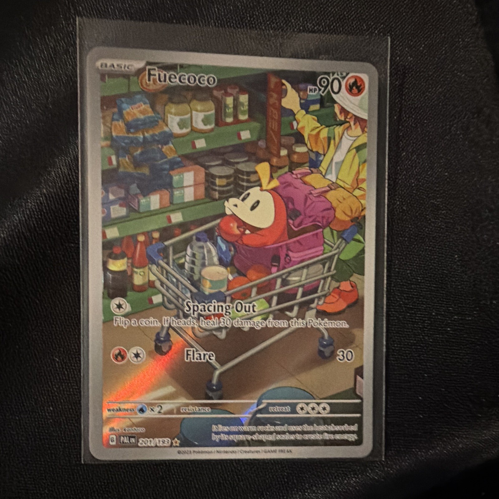 The Pokémon Company Fuecoco Paldea Evolved 201/193 IR Holo EN 90