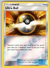 Ultra Ball Uncommon Shining Legends Reverse Holo 68/73 LP
