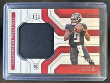 2024 Panini National Treasures Michael Penix Jr. Tremendous RC Jersey #/99