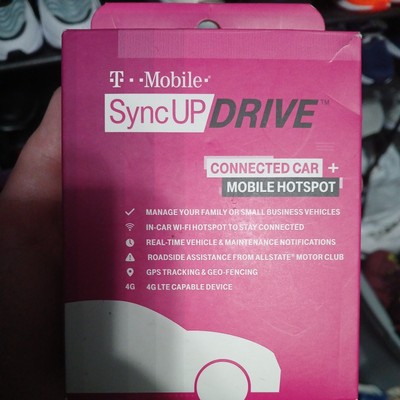 T-Mobile SyncUP DRIVE 2 4G Wi-Fi Hotspot, GPS Tracking, OBD-II ZTE SD6500 New