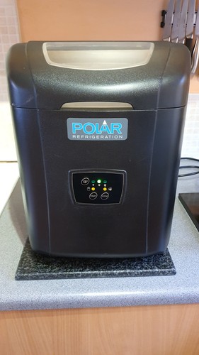 Polar Refrigeration T315-02 Countertop Ice Maker Machine Black Commercial