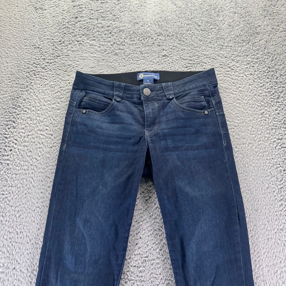 Democracy Jeans Womens Size 6 Blue AB Solution Cotton Stretch Skinny Fit Denim - Image 2 of 4