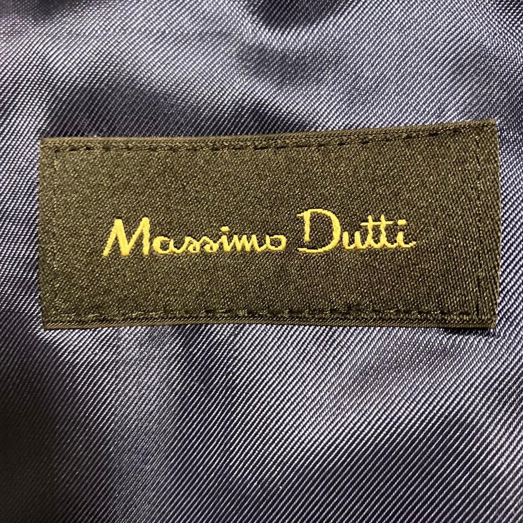 MASSIMO DUTTI Italian Fabric Jacket Blue Gray 46 thumbnail 6