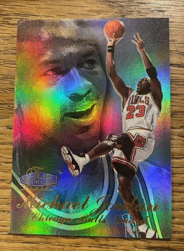 1997-98 Fleer Flair Showcase Michael Jordan #1 Row 3 Chicago Bulls