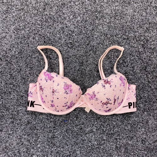 victoria-secret-pink-bra-floral-lace-date-push-up-underwire-bra-women-s