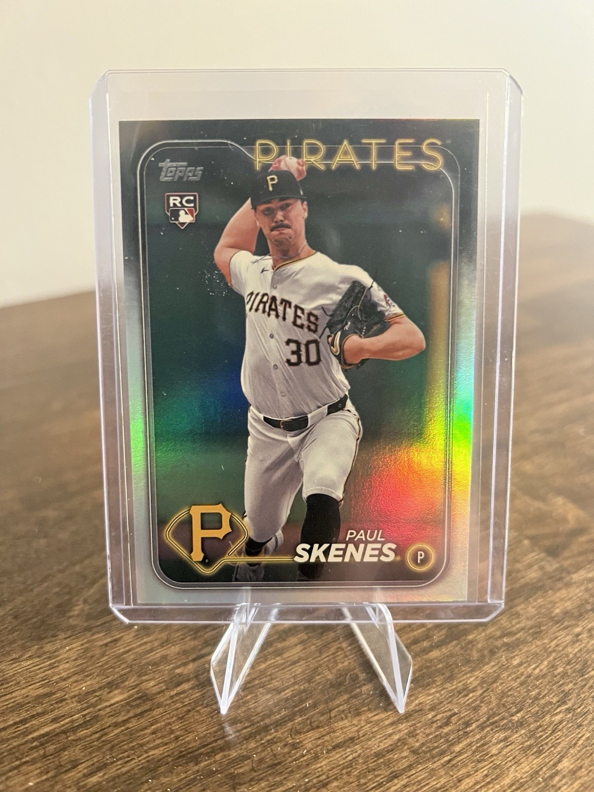 2024 Topps Update Series - Paul Skenes #US100 Rainbow Foil - Pirates (RC)