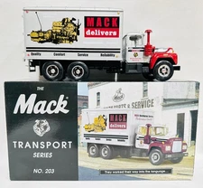 Mack Distribution Service Model R-600 Straight Truck By First Gear 1/34th Scale