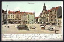 food a. R., Kopstadtplatz, Tram, Postcard 1901