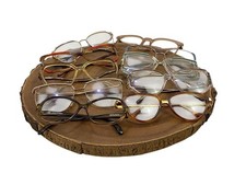 Lot of 10 Vintage Eyeglasses Frames Designer Mix Resellers NOS New Old Stock B3