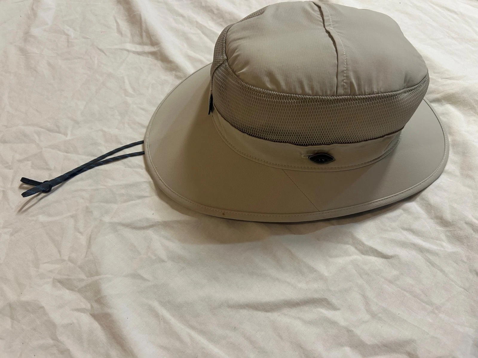 MENS KUHL SUN BLADE WITH MESH BOONIE HAT~KHAKI~SIZE S/M WORN ONCE~CHEAP!