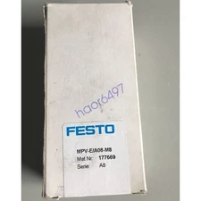 ONE NEW FESTO cable board MPV-E/A08-M8 177669 in box spot stock #YP1