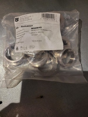  10 x Jacob MS-Reduktion M50M40 