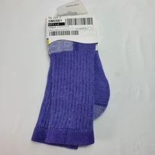 New Smartwool Women's Hike Merino Wool Crew Socks Full Cushion Size M Purple