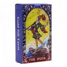 Blue Foil Tarot Card Lot Mandala 78 Cards with Manual Mystical Tarot Deck