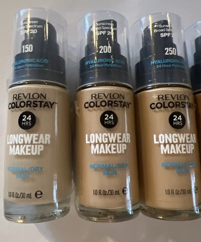 Revlon ColorStay Makeup PUMP, Normal/Dry Skin~7 Pack~ New Sealed~Mixed Shades - Picture 2 of 6