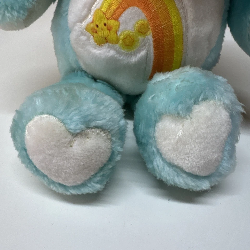 Vintage 1980s Care Bears Wish Bear 13" Kenner Plush Stuffed Toy - Image 2 of 4
