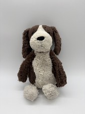 Jellycat London Bashful Fudge Puppy Dog Plush Brown Cream 12 Retired