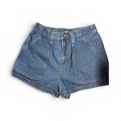 Wild Fable Blue Denim Mom Shorts High Rise Button Pockets Women/Teen size 2