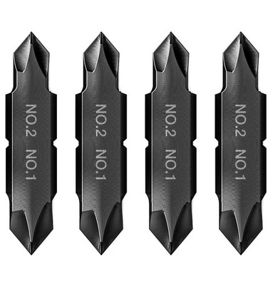 Galvanox #1 & #2 Phillips Replacement Double-Ended Flat No.2 - No.1, Black 