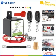 Remote Battery Disconnect Switch 12v 250A Anti-Theft Kill Switch for Car Truck