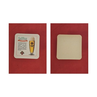 Clausthaler Bierglas Brauerei Bierdeckel Bier