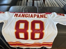 Autographed Liscensd Mangiapane Calgary Flames Jersey COA Memorable Authentic