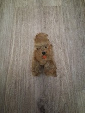 Vintage STEIFF German Snobby Poodle Medium Jointed Mohair Toy Collectible Dog