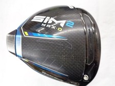 TaylorMade Sim 2 Max D 10.5 HEAD ONLY With Head Cover Driver 1W RH MENS JDM