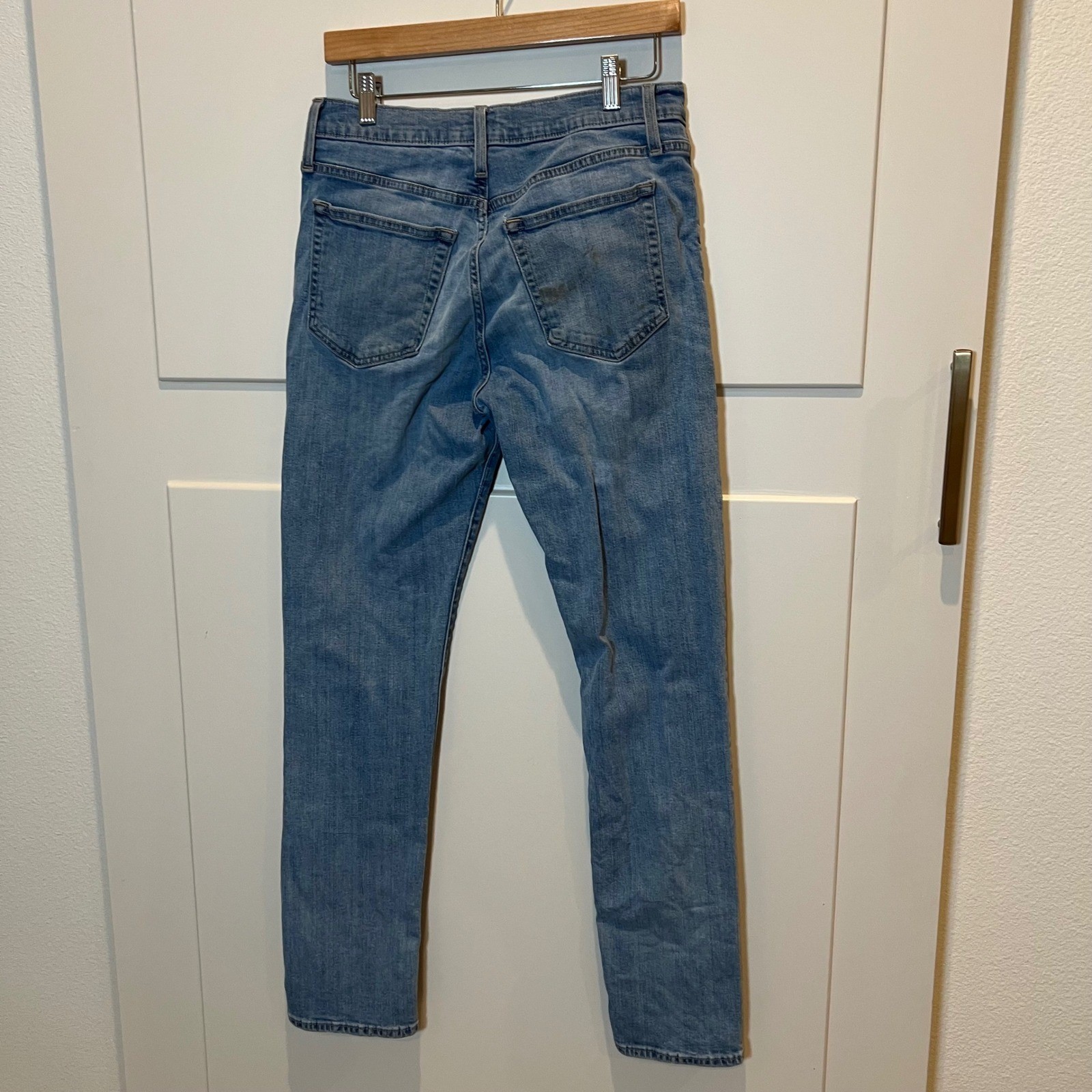 J. Crew Flex Straight Fit Light Wash Denim Jeans W30 L32 image 8