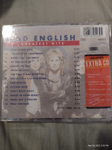 Bad English Greatest Hits 2 CD Set Import - Picture 2 of 2