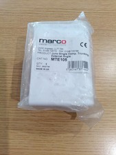Marco Juno External Angle MTE105 White PVC Trunking 100x50